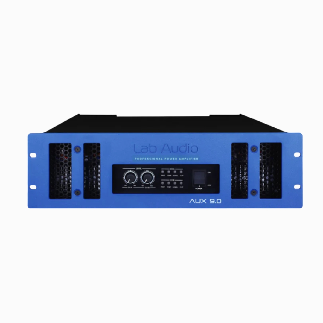 Lab Audio AUX 9.0 touring power amplifier for live sound systems