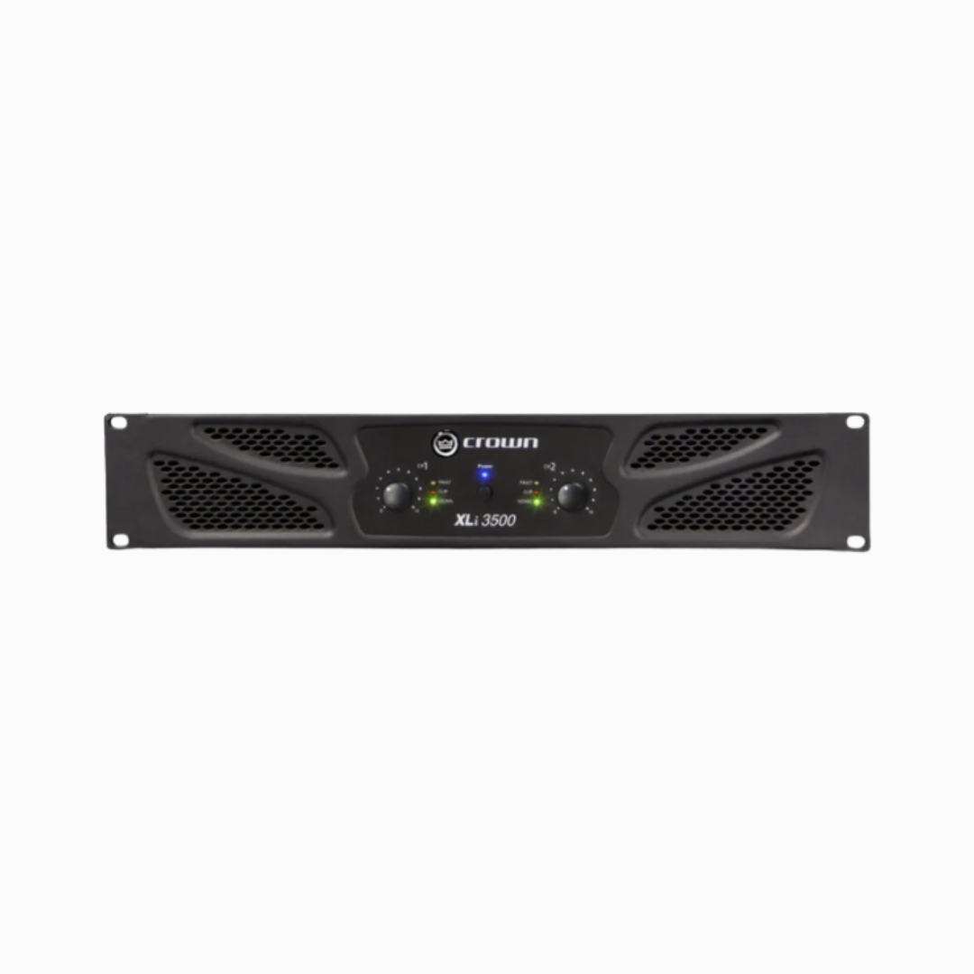 Crown XLi 3500 two-channel 1350W power amplifier for PA sound