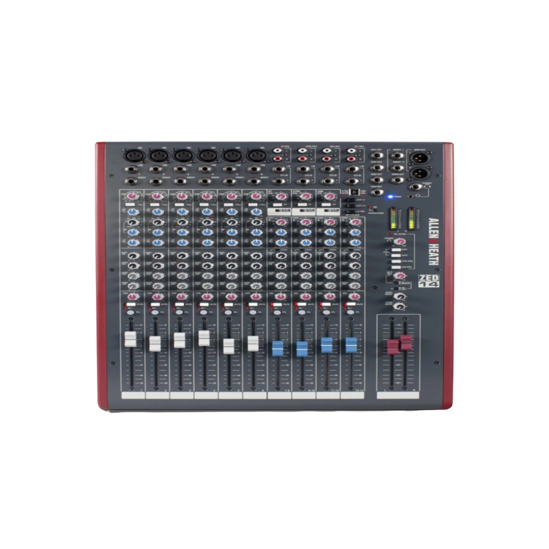 Allen & Heath ZED-14 USB Mixer for Live Sound & Recording